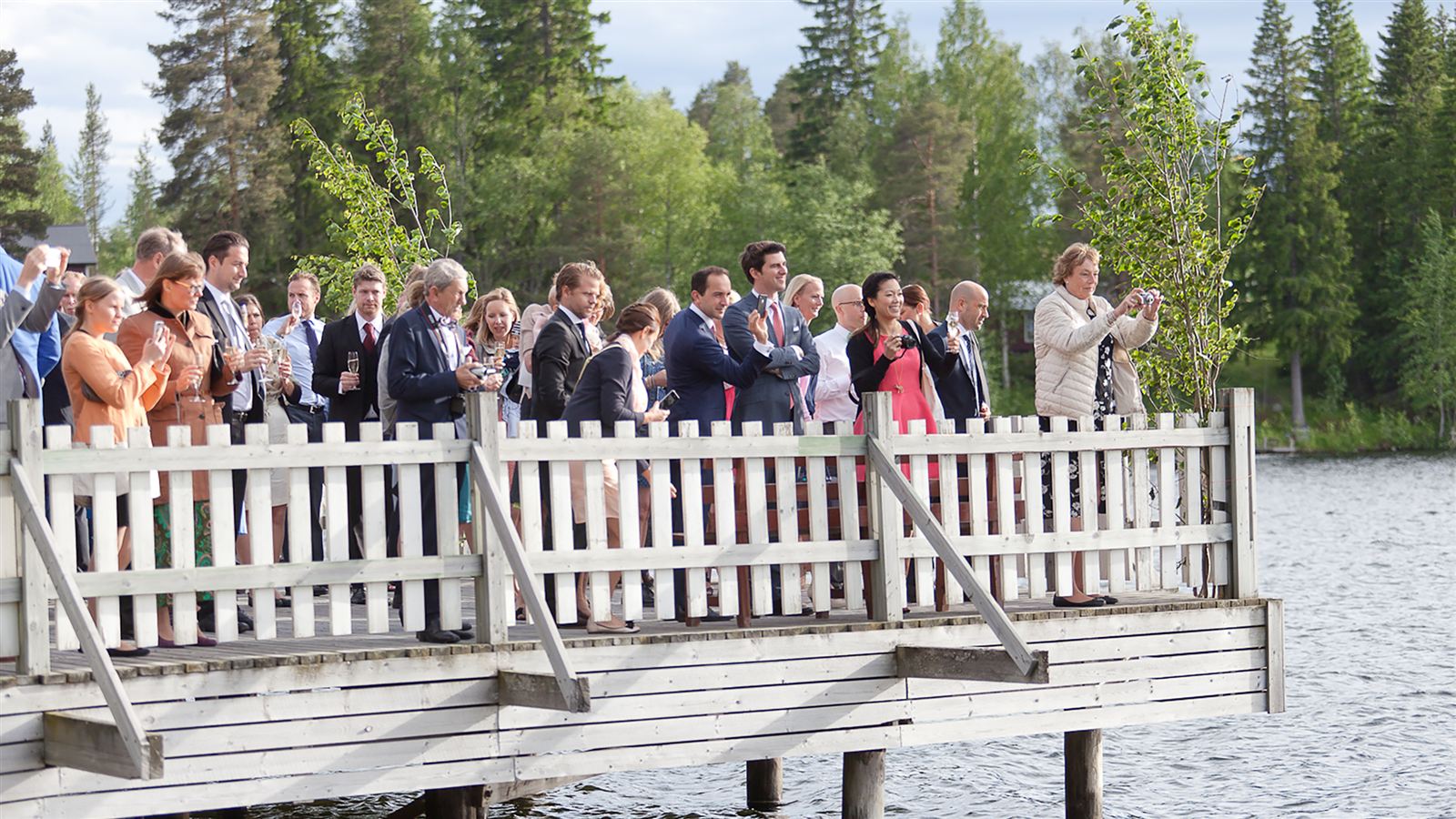 Summer wedding at Sörbyn Lodge