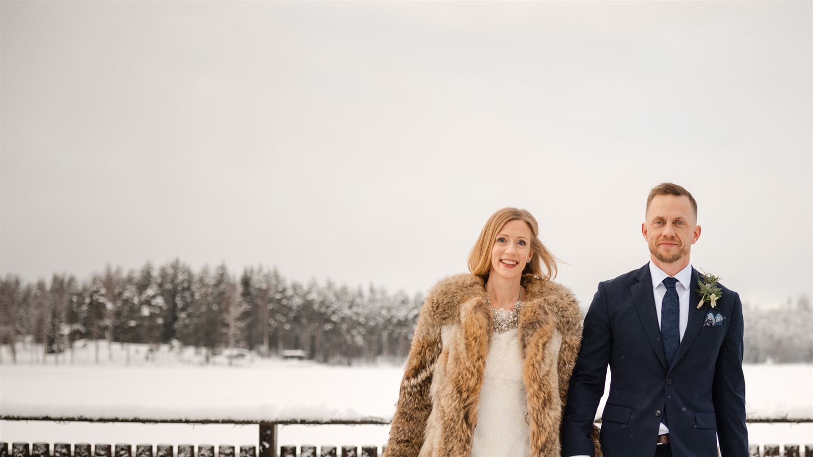 Winter wedding at Sörbyn Lodge